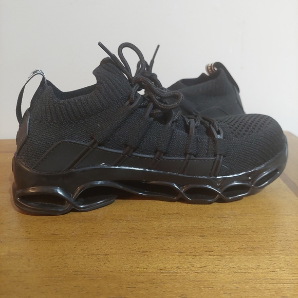 DYKHMILY Work Boots for Men Slip-on Steel Toe Safety Shoes Sneakers Breathable - Picture 5 of 16